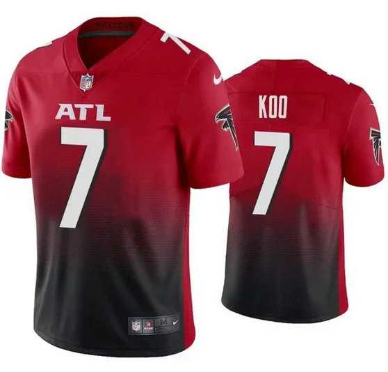 Men & Women & Youth Atlanta Falcons #7 Younghoe Koo Red Black Vapor Untouchable Limited Stitched Jersey->arizona cardinals->NFL Jersey